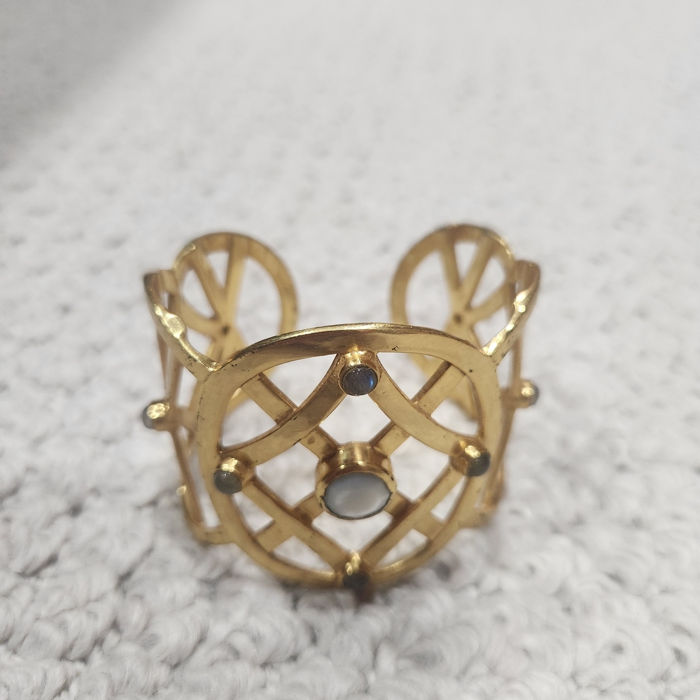 Julie Vos Gold Cuff Bracelet